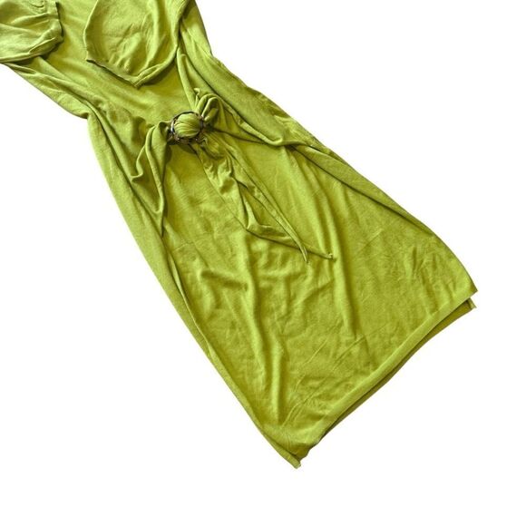 Fashion To Figure Quinn Tie Front Sweater Dress - Gabi Fresh X FTF 1X - Picture 4 of 9